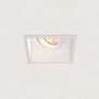 Modern minimalistisch inbouwspot Rex 1-lichts wit