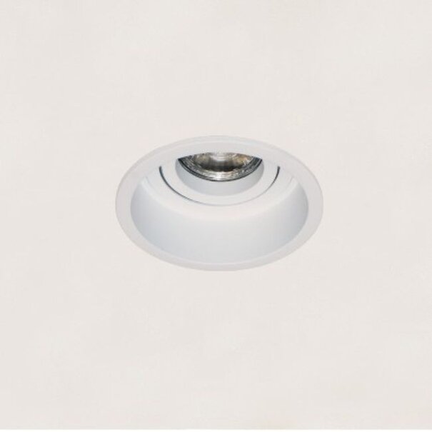 Artdelight Modern minimalistisch inbouwspot Rex 1-lichts wit