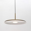Artdelight Retro hanglamp Osorno 1-lichts brons