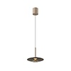 Artdelight Modern Scandinavische hanglamp Madison 1-lichts champagne