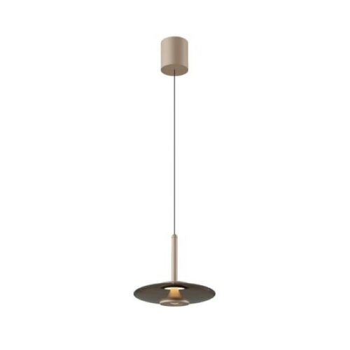 Modern Scandinavische hanglamp Madison 1-lichts champagne