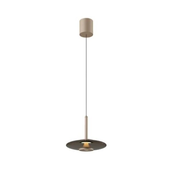 Artdelight Modern Scandinavische hanglamp Madison 1-lichts champagne