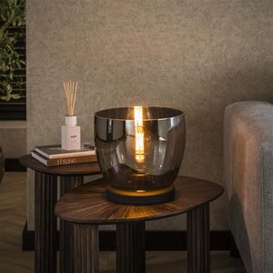 BelaLuz Moderne vloerlamp Dash Up L 1-lichts smoke