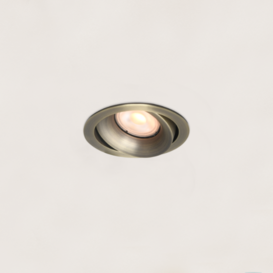 Inbouwspot Alice 1-lichts antiek brons