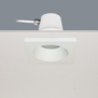 Modern minimalistische inbouwspot Bados 1-lichts vierkant IP65 wit