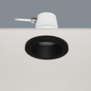 Modern minimalistische inbouwspot Bados 1-lichts IP65 zwart