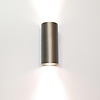 Artdelight Klassiek Industrieel wandlamp Roulo 2-lichts licht brons