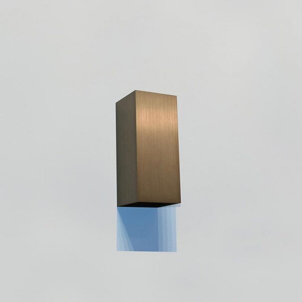 Artdelight Klassiek industrieel wandlamp Dante 2-lichts licht brons