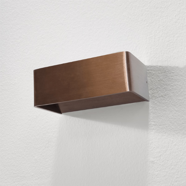 Artdelight Modern Industrieel wandlamp Mainz 2-lichts brons geborsteld