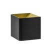 Highlight Moderne wandlamp Stretto LED small zwart goud