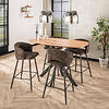BelaLuz Moderne barstoel Cloud cargo bruin
