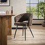 Moderne eetkamerstoel Cloud cargo bruin