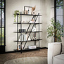 Moderne Industriële wandkast Piega large 140 cm 5 laags grijs