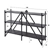BelaLuz Moderne Industriële Wandkast Piega 130 cm grijs