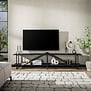 Modern Industriële TV meubel Piega 220 cm grijs
