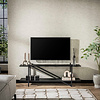 BelaLuz Modern Industriële TV meubel Piega 140 cm grijs