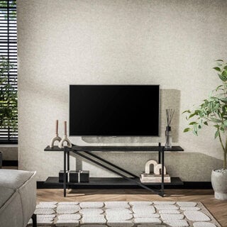 TV-meubel Piega 140 cm grijs
