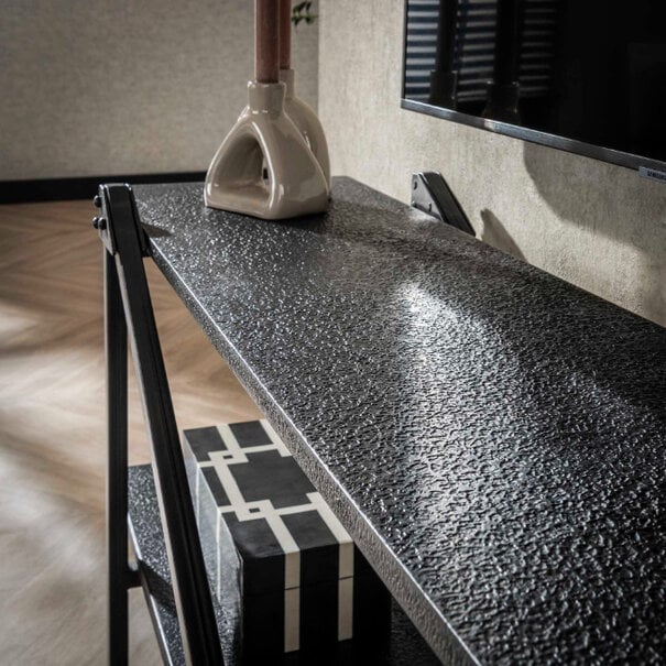 BelaLuz Modern Industriële TV meubel Piega 140 cm grijs