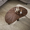 BelaLuz Moderne salontafel Maya 110 cm niervormig teak