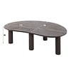 BelaLuz Moderne salontafel Maya 110 cm niervormig teak