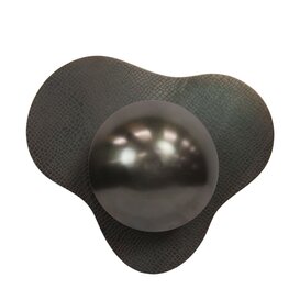 Wandlamp Lylo 1-lichts zwart geborsteld