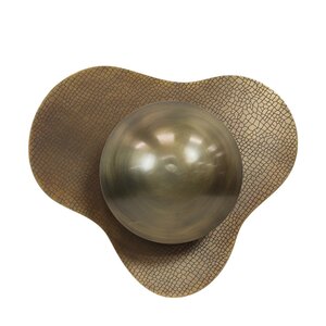 BelaLuz Modern Design wandlamp Lylo 1-lichts Antique brass