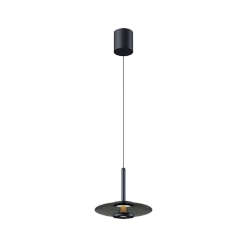 Minimalistisch - design - hanglamp - 1-lichts - zwart smoke - Madison