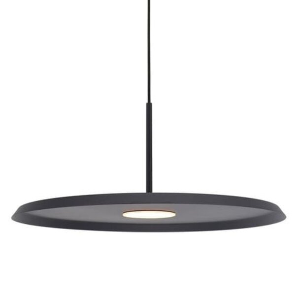Artdelight Modern - Industriële - hanglamp - 1-lichts - zwart - Osorno