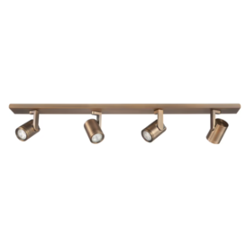 Opbouwspot Leta 4-lichts brons