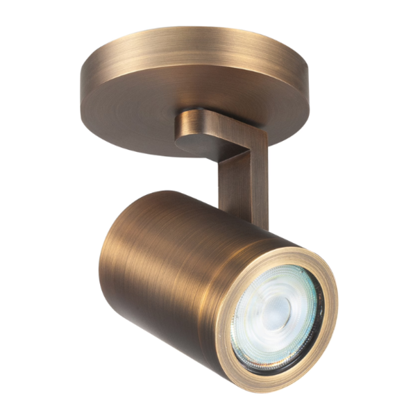 Highlight Klassieke Industriële opbouwspot Leta 1-lichts brons