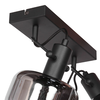 Steinhauer Retro Industriële wandlamp Glaslic 2-lichts smoke glas