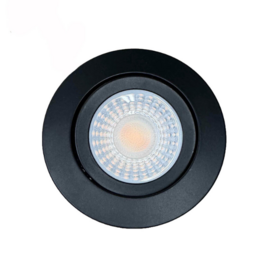 Inbouwspot Ronin 1-lichts zwart dim to warm IP44