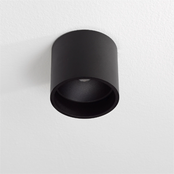 Artdelight Moderne minimalistische plafondlamp Orleans 1-lichts zwart