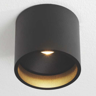 Plafondlamp Orleans 1-lichts zwart