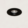 Artdelight Moderne Industriële inbouwspot Alice 1-lichts zwart rond