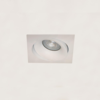 Artdelight Moderne minimalistische inbouwspot Alice 1-lichts wit vierkant