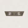 Moderne inbouwspot Alice 2-lichts grijs