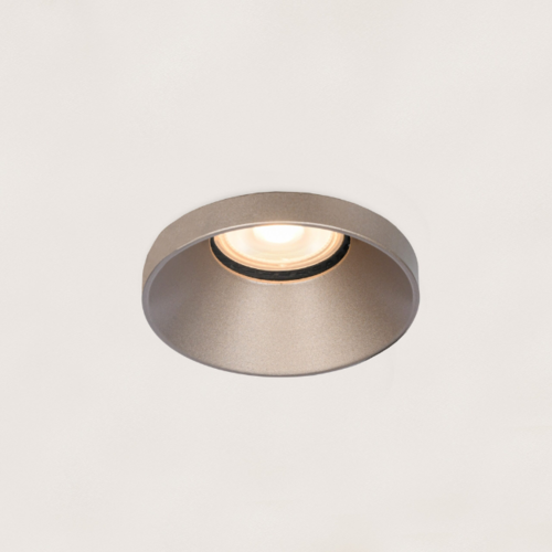 Moderne hotel chique inbouwspot Malmo 1-lichts champagne