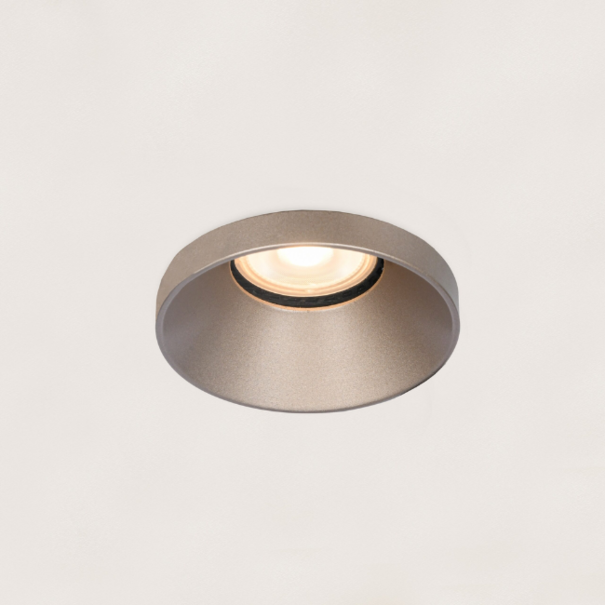 Artdelight Moderne hotel chique inbouwspot Malmo 1-lichts champagne