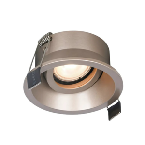 Artdelight Moderne hotel chique inbouwspot Roura 1-lichts champagne