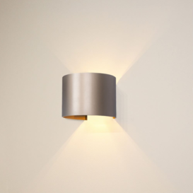 Wandlamp 1-lichts Gyro champagne