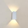 Modern Scandinavische wandlamp Dante XL 2-lichts wit