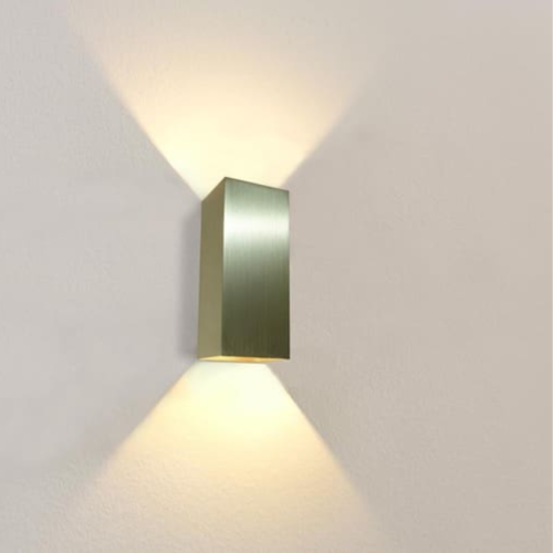 Hotel chique Moderne wandlamp Dante XL 2-lichts mat goud