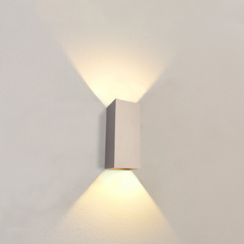 Moderne Scandinavische wandlamp Dante XL 2-lichts champagne