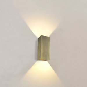 Artdelight Klassiek Industriële wandlamp Dante XL 2-lichts antiek brons