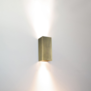 Klassiek Industriële wandlamp Dante 2-lichts antiek brons