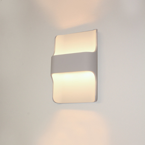 Modern design wandlamp Dallas 2-lichts wit IP65