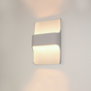 Modern design wandlamp Dallas 2-lichts wit IP65