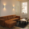 Artdelight Modern design wandlamp Dallas 2-lichts wit IP65