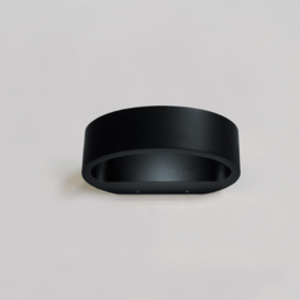 Wandlamp Sharp 1-lichts zwart IP65